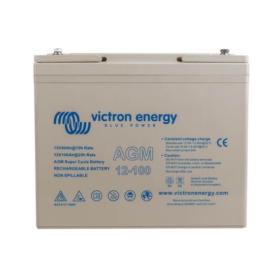 ΜΠΑΤΑΡΙΑ AGM VICTRON SUPER CYCLE (M6) 12V 100Ah/C20