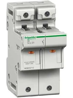 ΑΣΦΑΛΕΙΟΘΗΚΗ ΡΑΓΑΣ AC 230VAC 2P ΓΙΑ ΦΥΣΙΓΓΙΑ 14x51mm 50Α, SCHNEIDER-ELECTRIC