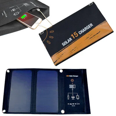 ΗΛΙΑΚΟΣ ΦΟΡΤΙΣΤΗΣ 15W ΚΑΙ 2 ΘΥΡΕΣ USB 5V-3A INVICTUS ΜΕ ΦΩΤΟΒΟΛΤΑΙΚΟ ΠΑΝΕΛ