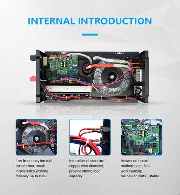 INVERTER-CHARGER ΧΑΜΗΛΩΝ ΣΥΧΝΟΤΗΤΩΝ ΜΕ ΤΟΡΟΕΙΔΕΣ ΠΗΝΕΙΟ IKROTEK DP-15224 (1.500W, 24V, 16Adc)