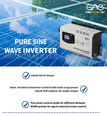 INVERTER-CHARGER ΧΑΜΗΛΩΝ ΣΥΧΝΟΤΗΤΩΝ ΜΕ ΤΟΡΟΕΙΔΕΣ ΠΗΝΕΙΟ ONE INVERTER FT-50248 (5.000W 48V 35Adc)