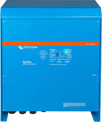 INVERTER-CHARGER VICTRON QUATTRO 48/15000/200-100/100 (15.000VA, 48V 200Adc)