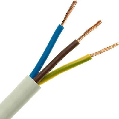 ΚΑΛΩΔΙΟ ΕΥΚΑΜΠΤΟ NYMHY (H05VV-F), 3x1.5mm², ΛΕΥΚΟ (1m)