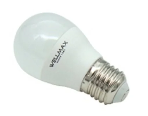 ΛΑΜΠΑ LED G45 E27 8W 600LM 200° 6500K DL WELLMAX