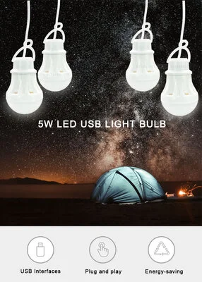 LED MINI CAMPING LAMP USB 5V