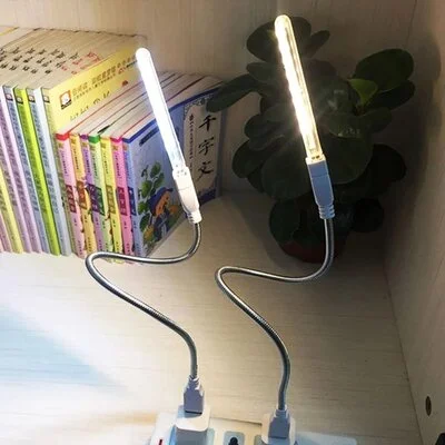 LED USB NIGHT MINI DESK LIGHT (24 LED) WARM WHITE