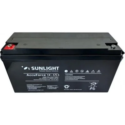 ΜΠΑΤΑΡΙΑ AGM SUNLIGHT ACCUFORCE 12-75S (12V, 72.9Ah/C100, 65Ah/C10)