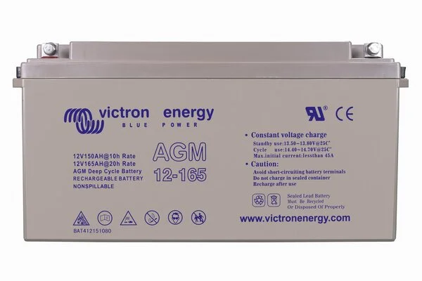 ΜΠΑΤΑΡΙΑ AGM VICTRON DEEP CYCLE (M8) 12V 165Ah/C20