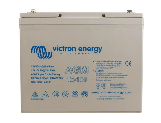 ΜΠΑΤΑΡΙΑ AGM VICTRON SUPER CYCLE (M6) 12V 100Ah/C20