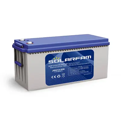 ΜΠΑΤΑΡΙΑ ΜΟΛΥΒΔΟΥ-ΑΝΘΡΑΚΑ SOLARFAM JPC12-200 (12V, 200Ah/C10)