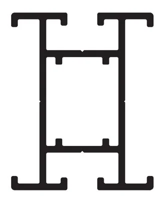 ΠΡΟΦΙΛ (ΡΑΓΑ) ΑΛΟΥΜΙΝΙΟΥ ALUMIL H2216 ΠΑΧΟΥΣ 50x40mm ΜΗΚΟΥΣ 2,4m