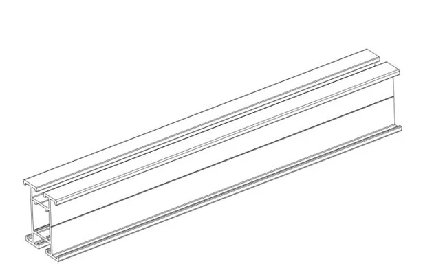 ΠΡΟΦΙΛ (ΡΑΓΑ) ΑΛΟΥΜΙΝΙΟΥ ALUMIL H2216 ΠΑΧΟΥΣ 50x40mm ΜΗΚΟΥΣ 5,9m