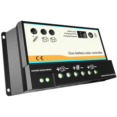 ΡΥΘΜΙΣΤΗΣ ΦΟΡΤΙΣΗΣ EPSOLAR PWM EPIPDB-COM-20A (20A, 12/24V, 30/55maxVoc, ΓΙΑ 2 ΜΠΑΤΑΡΙΕΣ)