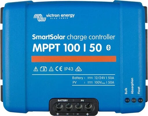 ΡΥΘΜΙΣΤΗΣ ΦΟΡΤΙΣΗΣ VICTRON MPPT SMARTSOLAR 100/50 (50A, 12/24V, 100maxVoc)