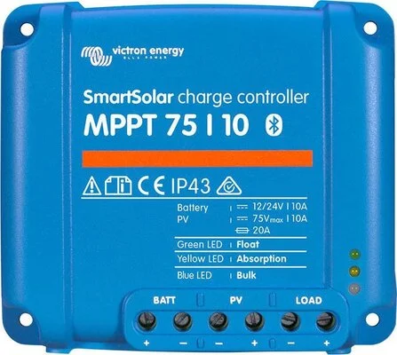 ΡΥΘΜΙΣΤΗΣ ΦΟΡΤΙΣΗΣ VICTRON MPPT SMARTSOLAR 75/10 (10A, 12/24V, 75maxVoc)