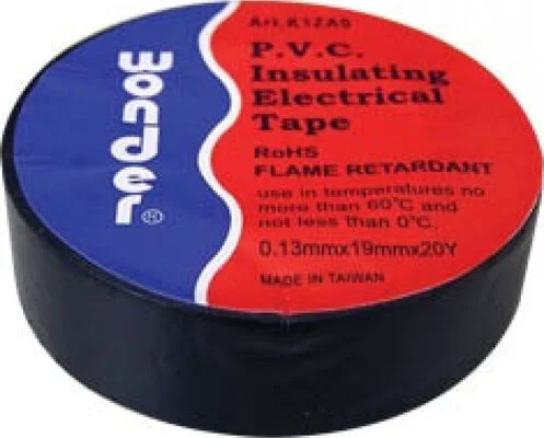 ΤΑΙΝΙΑ ΜΟΝΩΤΙΚΗ PVC 0.13X19X20Y K1ZB0 ΜΑΥΡΗ WND
