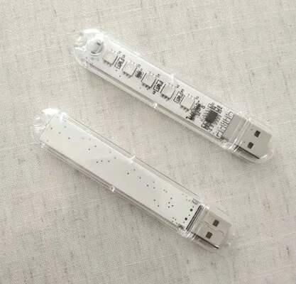 USB MINI LED ΔΙΑΚΟΣΜΗΤΙΚΟ ΦΩΤΑΚΙ - 5 LED - ΠΟΛΥΧΡΩΜΟ ΦΩΣ (7 ΧΡΩΜΑΤΑ), ΔΙΑΦΑΝΕΣ ΠΛΑΙΣΙΟ